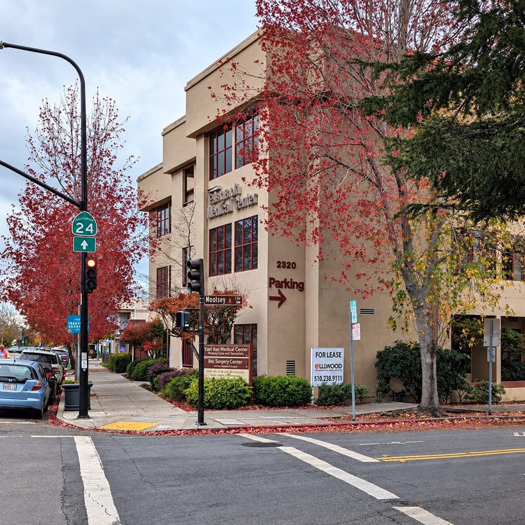 Golden State Dermatology's Berkeley office building at 2320 Woolsey Street