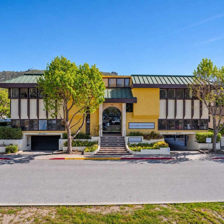 Clock Tower Place in Carmel, home of Golden State Dermatology's Carmel office