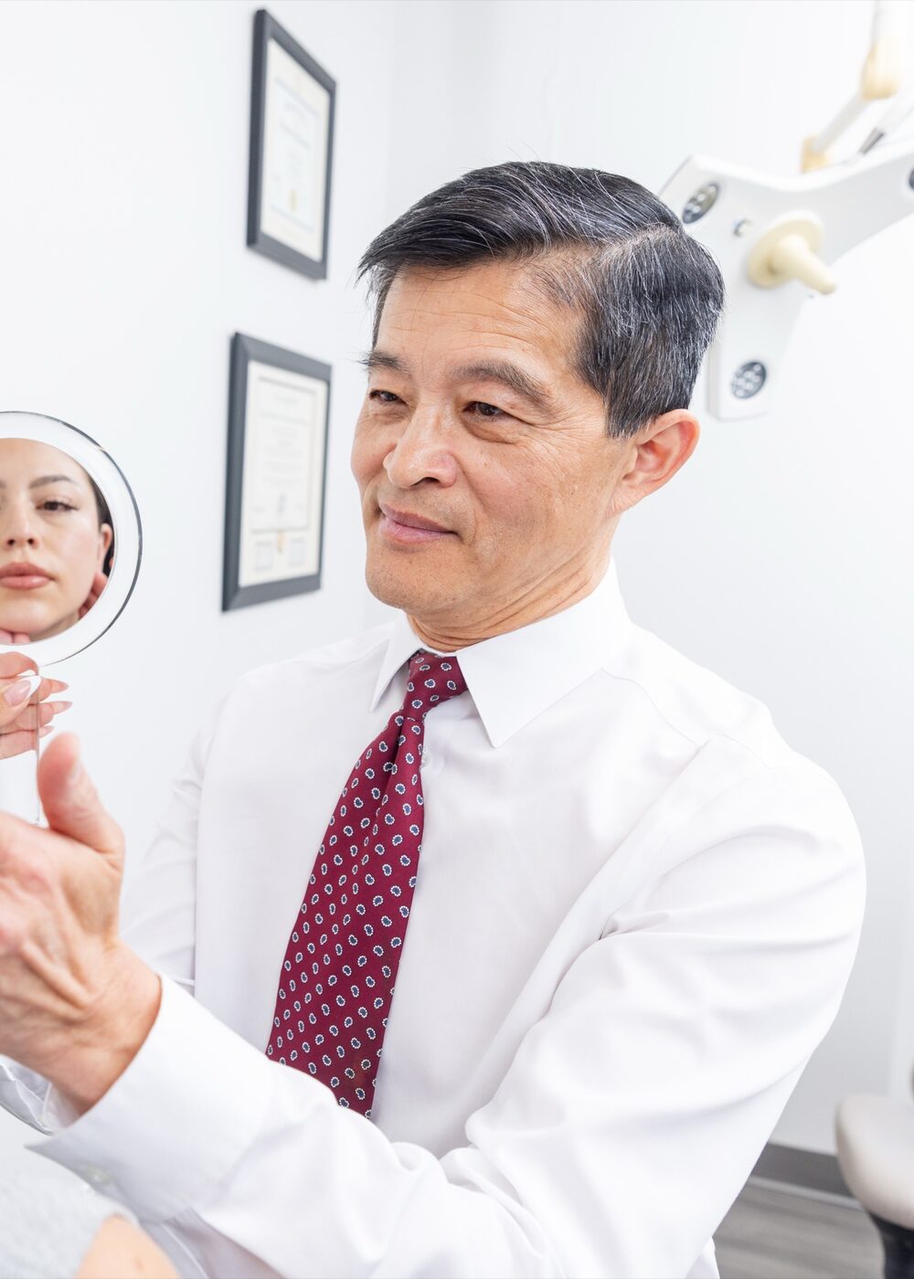 Golden State Dermatology physician reviewing results with a patient