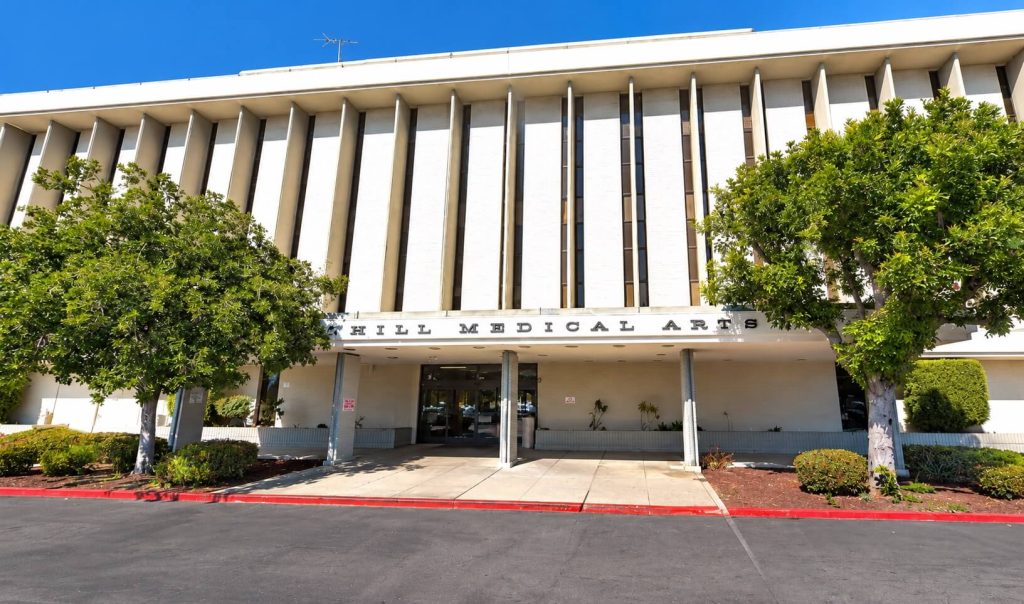 Golden State Dermatology's Glendora office building at 210 S Grand Ave